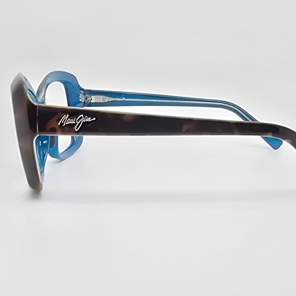 Maui Jim MJ735-10P Orchid Tortoise w/ Peacock Sunglasses Frame w/ Flexhinge 56mm main image 8